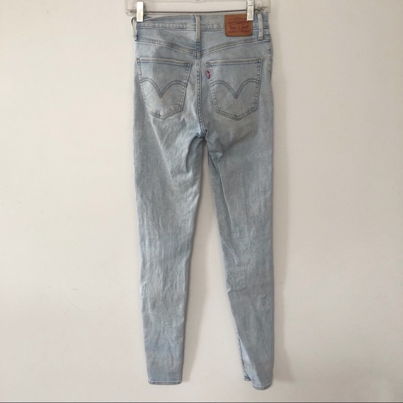 Levi’s Mile high super skinny jeans lighwash - Picture 3 of 7